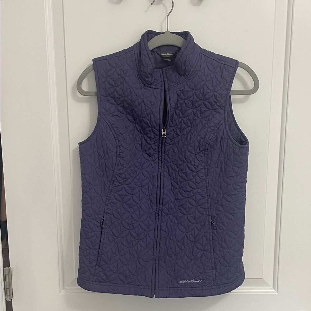 Eddie Bauer Deep Purple Quilted Vest